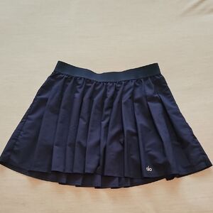 ALO Yoga Blue Mini Skater Skirt